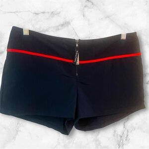 Vintage Nautica Navy Blue and Red Swim Board Shorts Women’s Size L